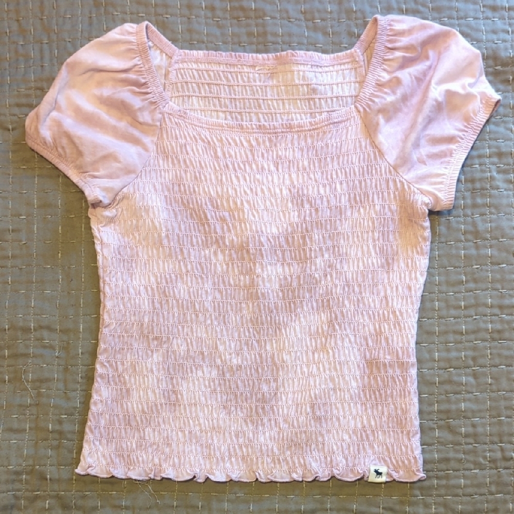 Abercrombie Kids Purple Smocked Blouse